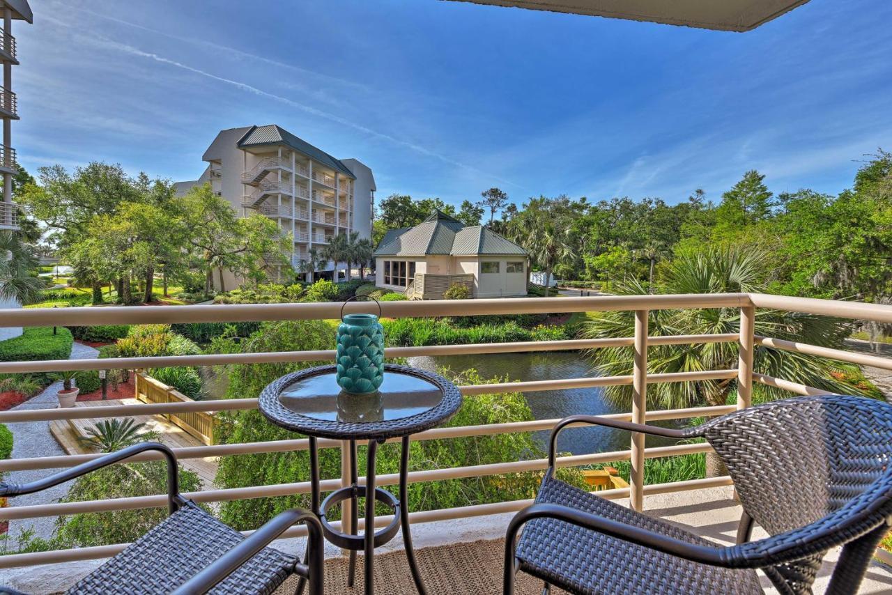 Palmetto Dunes Villa With Lagoon And Fountain Views Hilton Head Island Bagian luar foto